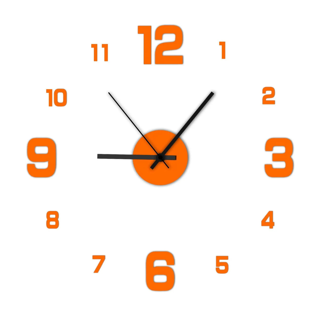 Frameless DIY Wall Clock - Colour Options