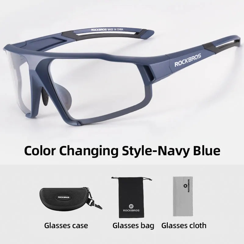 Photochromic Bike Glasses with UV400 Protection