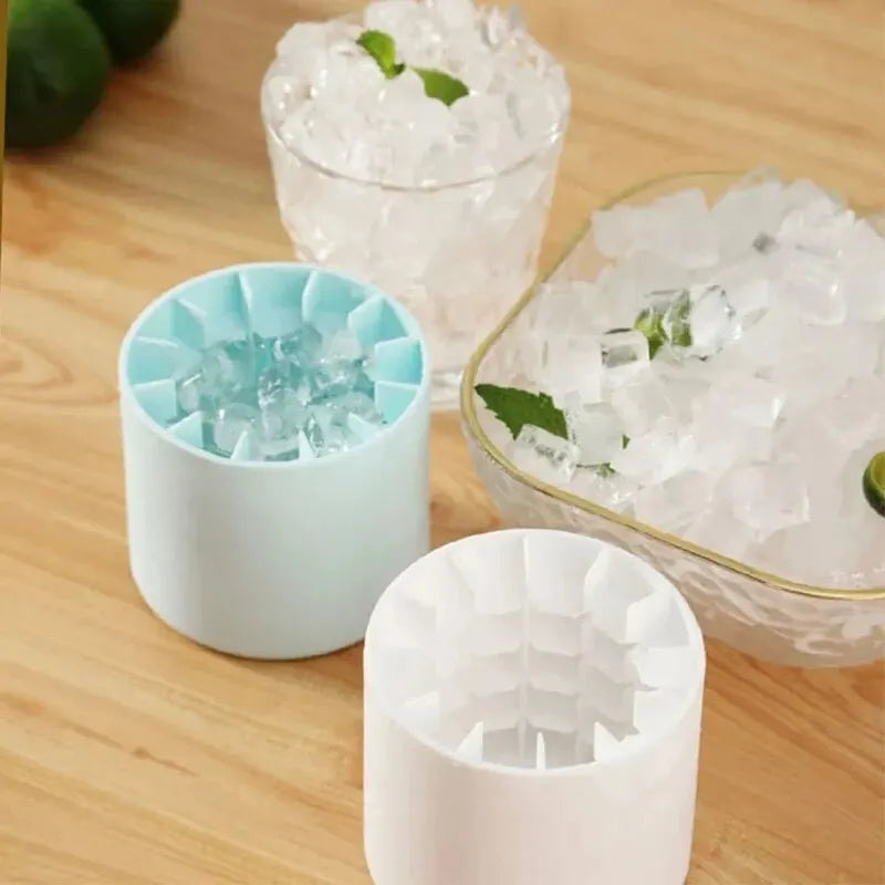Zylindrische Eiswürfelform aus Silikon