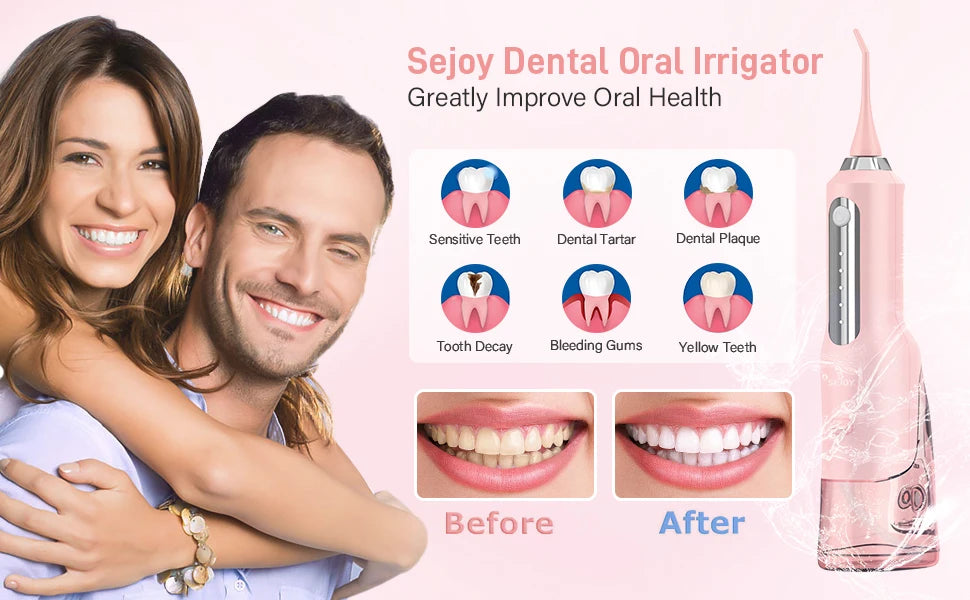 Cordless Electric Water Flosser for Powerful Everyday Oral Care