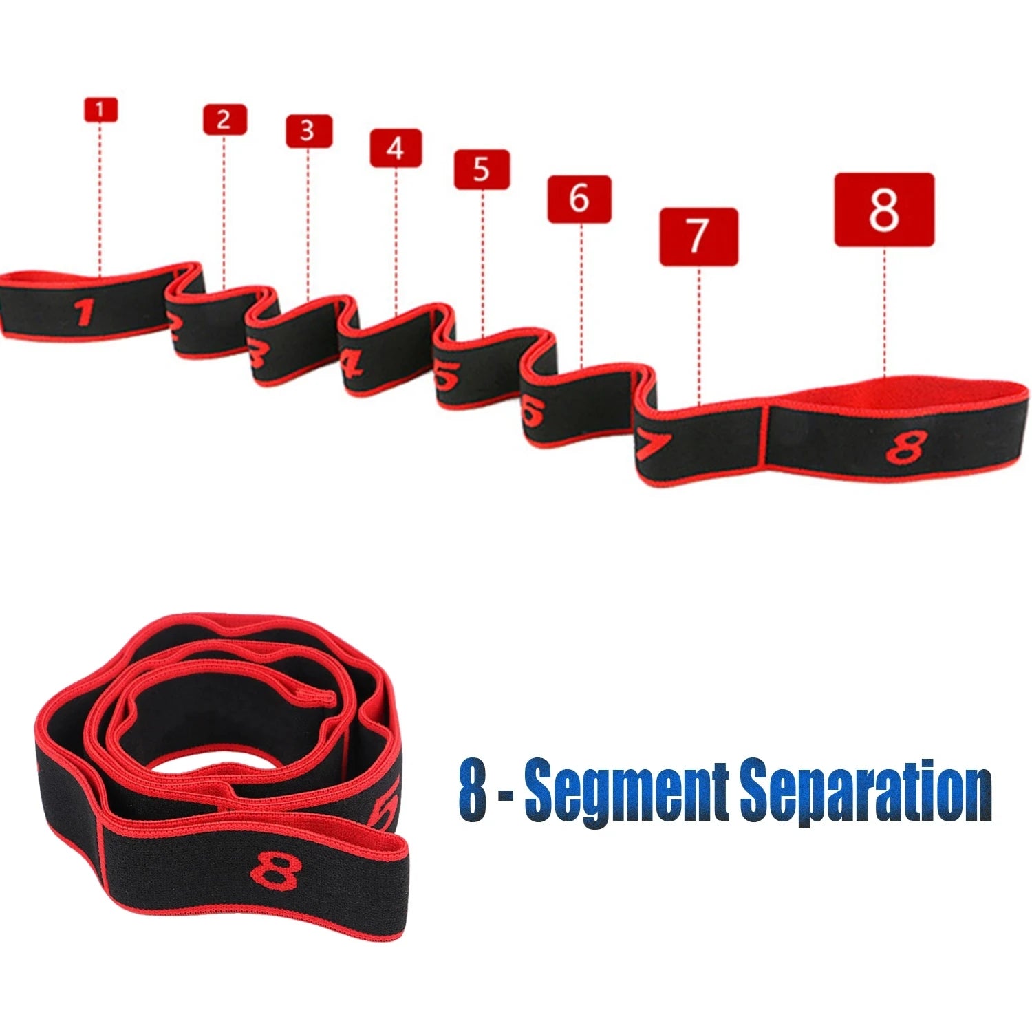 Jóga odporové pásy na strečing pre tréning flexibility