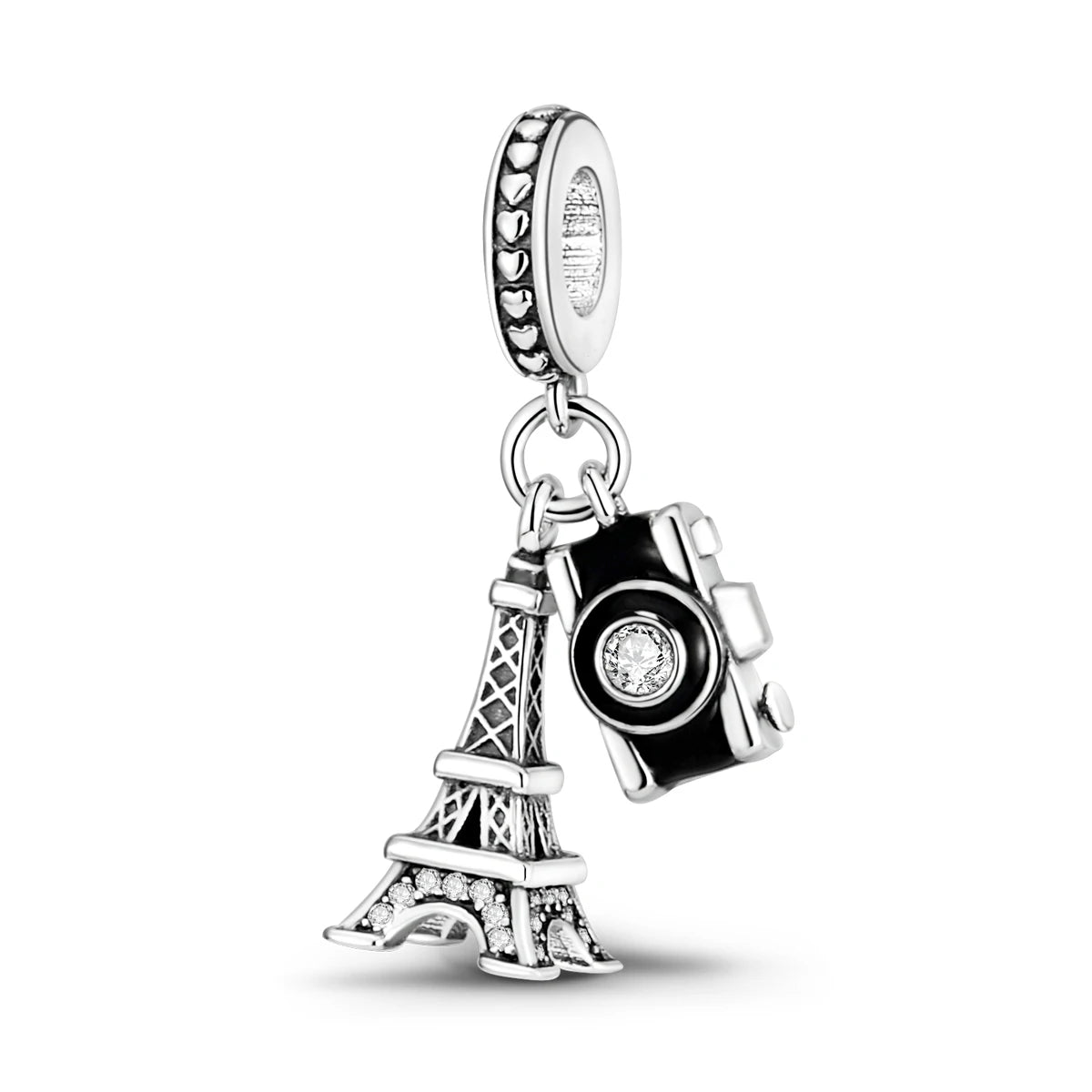 925 Silver Travel Airplane Camera Charms Fit Original Bracelet Necklace DIY Bead For Women Jewelry Making Gift