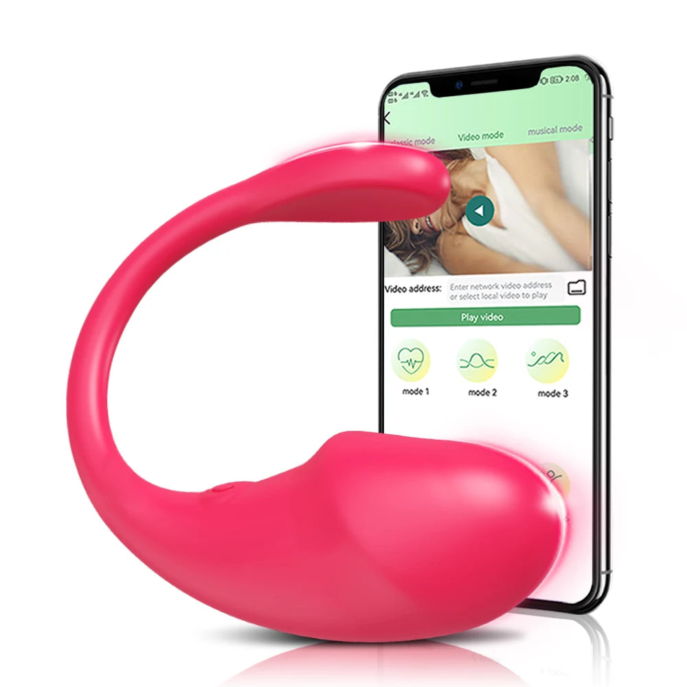 Sex Oyuncakları Uygulama Vibratörü Bluetooth Dildo Kadınlar için Kablosuz Uzaktan Kumandalı Vibratörler Giyilebilir Titreşimli Aşk Yumurtası Çiftler için Oyuncak