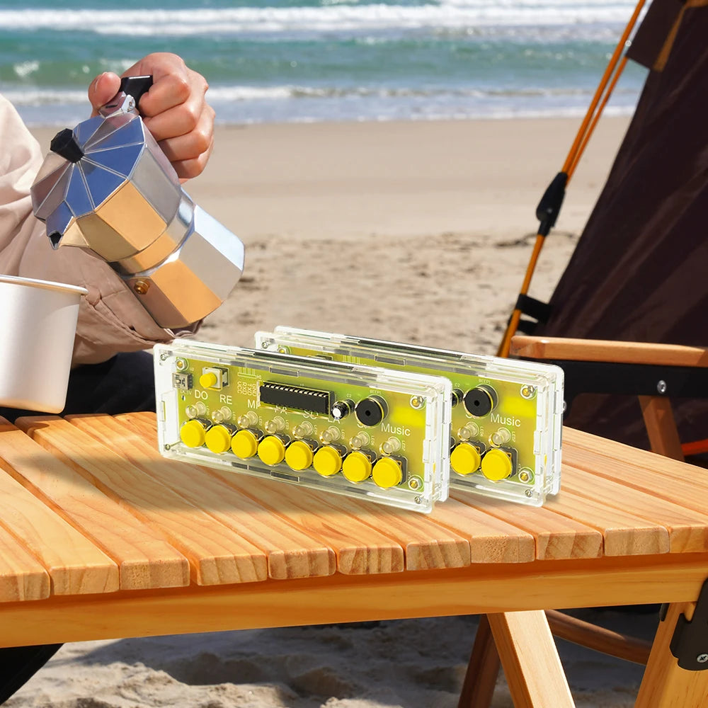 DIY Eight-Key Electronic Piano Soldering Kit