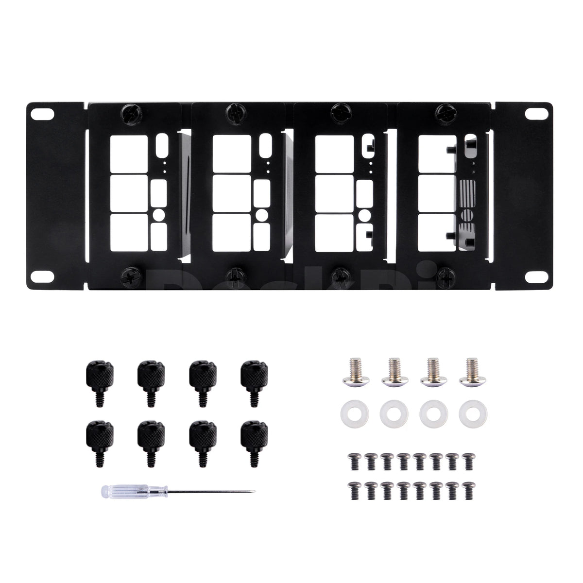 10-Inch 2U Rack Mount for Compatible Single-Board Computers
