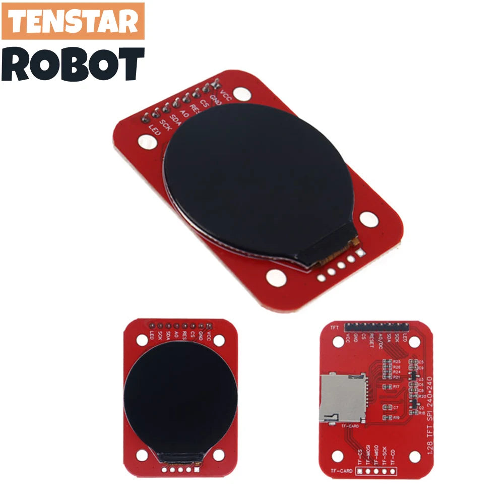 Módulo de ecrã TFT GC9A01 de 1.28-Inch - redondo ou quadrado