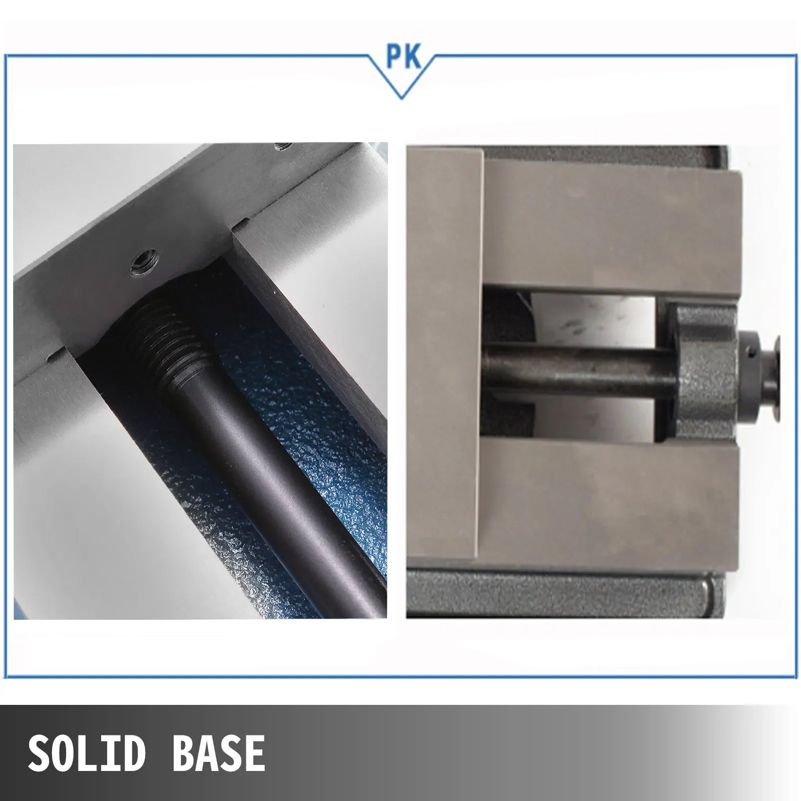 6-Inch Milling Machine Vise with 360° Swivel Base Clamp