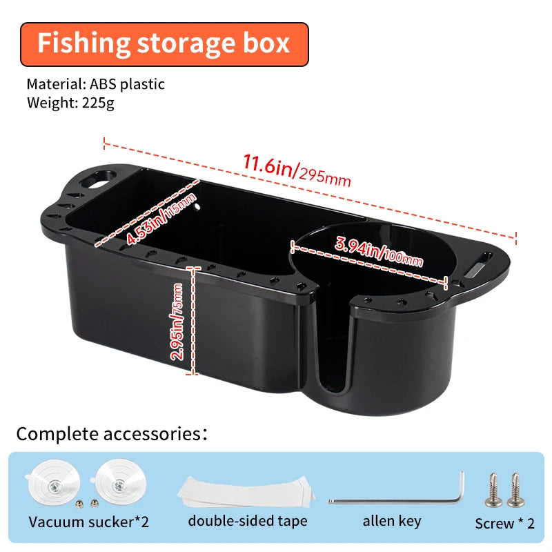 Organizer voor bootconsole, bekerhouder, telefoon- en drankjeshouder, voor boot, jacht, ponton en viscabine, multifunctioneel en universeel