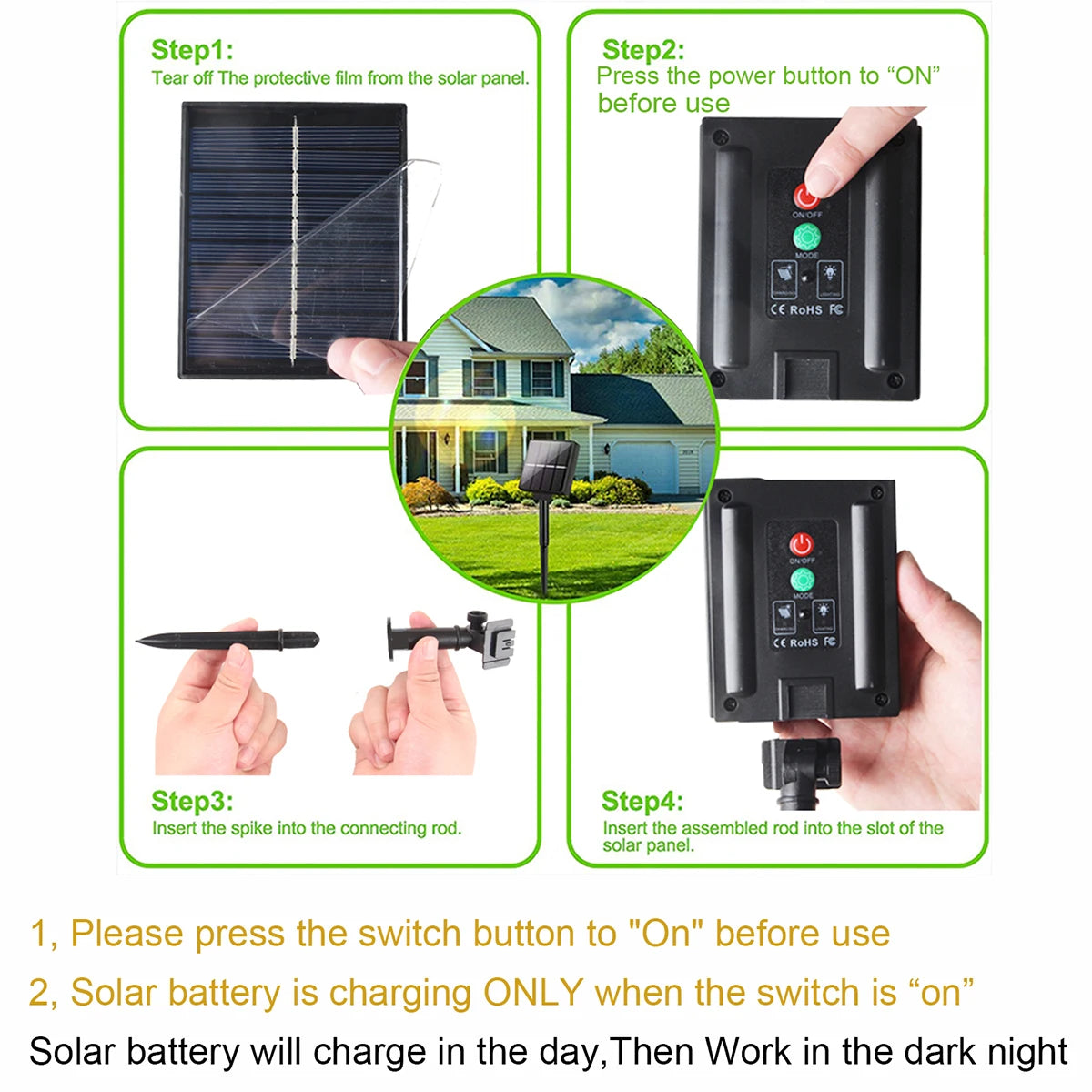 G40 Solar String Lights for Outdoor Ambience