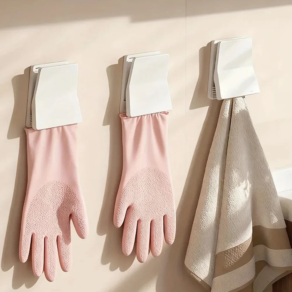 Kitchen Glove & Dishcloth Holder Clips, 4 Pack