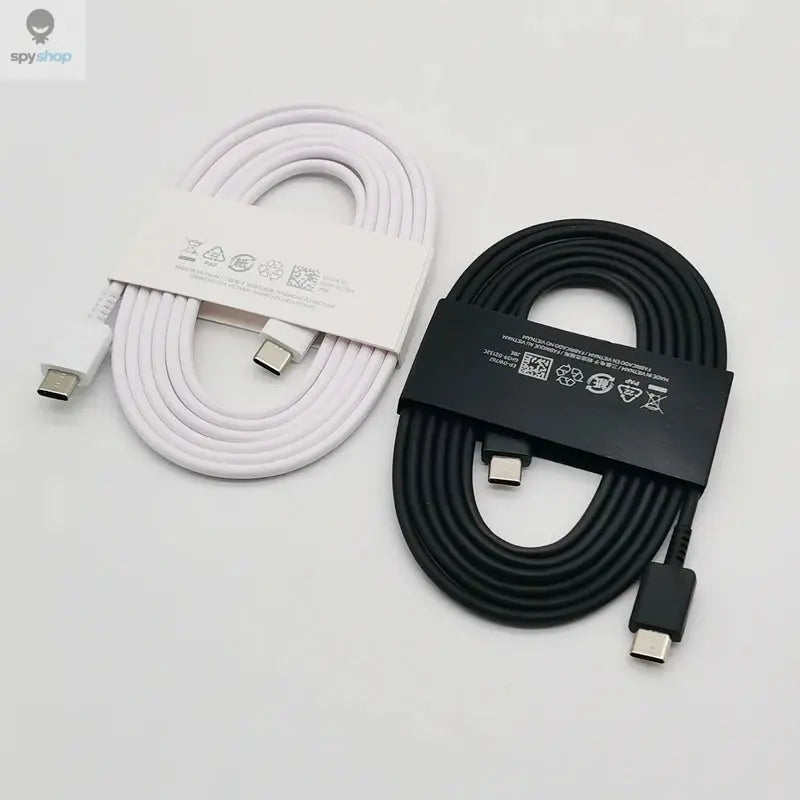 Samsung Charger 45w Super Fast Charge Adapter 1.8M Type C For Galaxy S24 S23 S22 S21 S20 Note 20 Ultra 10 Z Flip Fold 6 5 4 3 2 Spy-shop.com