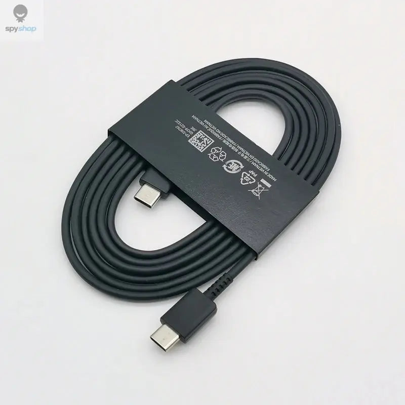 Samsung Charger 45w Super Fast Charge Adapter 1.8M Type C For Galaxy S24 S23 S22 S21 S20 Note 20 Ultra 10 Z Flip Fold 6 5 4 3 2 Spy-shop.com