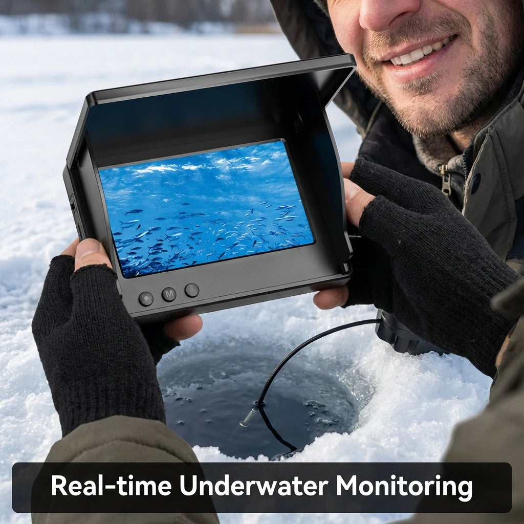 Underwater Fishing Camera with 4.3" Monitor and Night Vision