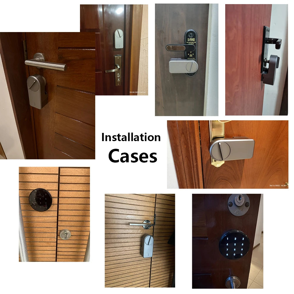 RAYKUBE A1 Pro Tuya Bluetooth Smart Door Lock Tuya/ Smart Life APP Unlock No drilling required Delivery From Spain To EU Countri