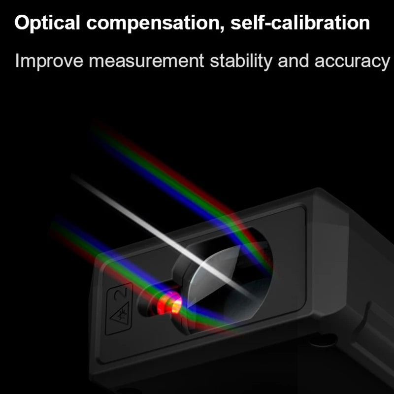 Laser Distance Meter 40M–120M ±2mm Digital Rangefinder Tool