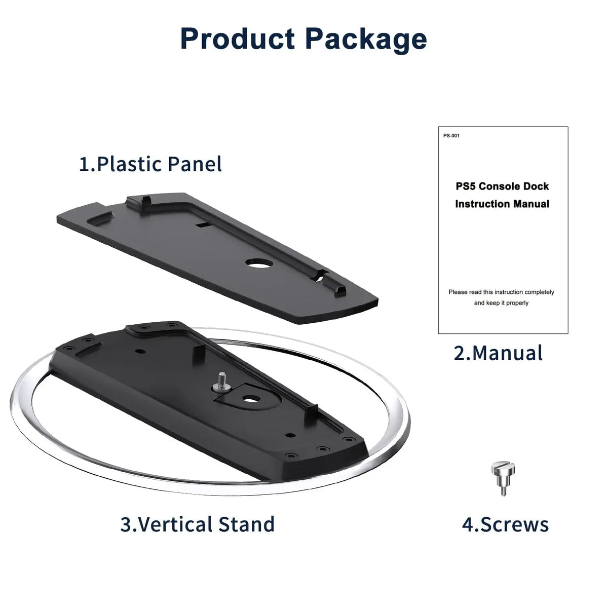 Vertical Console Stand for PS5, Slim and Pro
