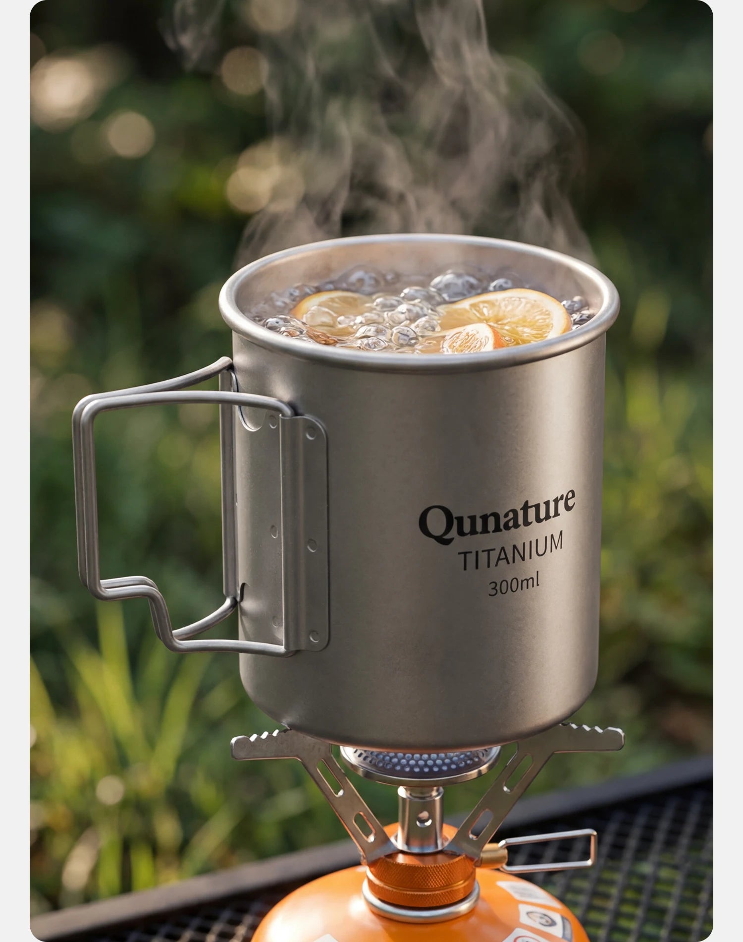 Titanium Camping Mug 300ml Ultralight Cup with Handle