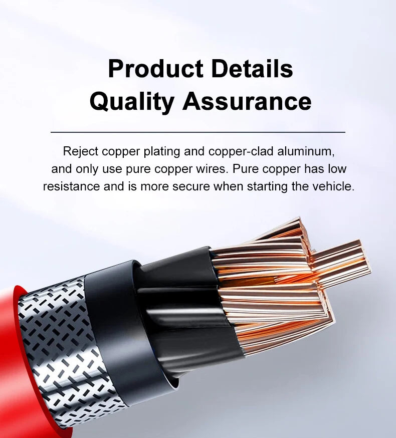 12V Car Jump Starter Portable Booster Power Bank