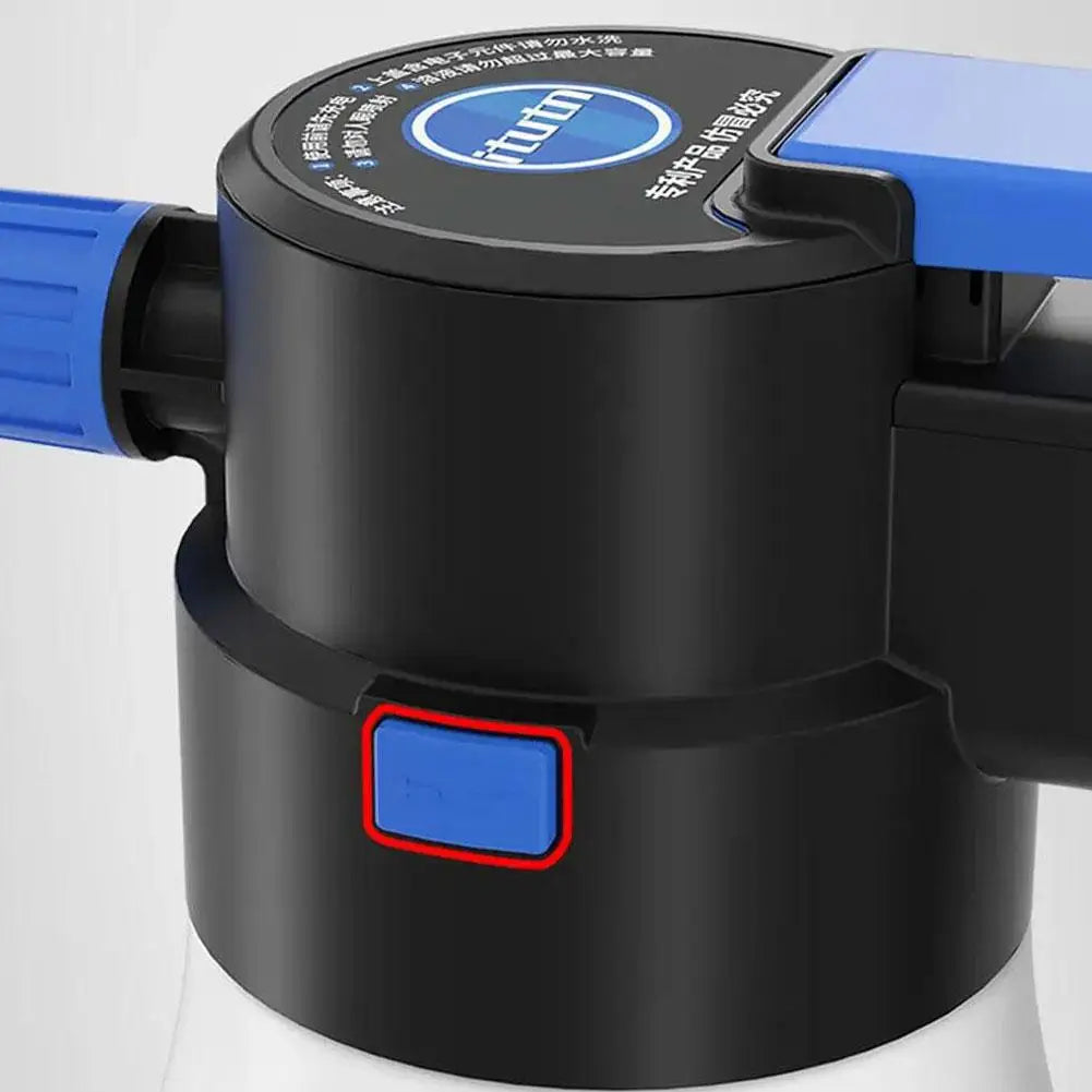 Electric Foam Sprayer Foam Generator for Car Wash Lithium Battery Foam Lance 1h Endurance Car Wash Towel Foam Wash