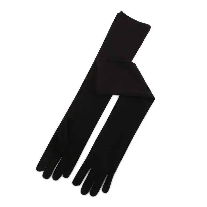 Long Chroma Key Filming Gloves, 45 cm, Green, Blue or Black