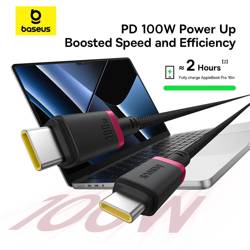 Baseus Dura USB-C na USB-C kabel, do 100 W