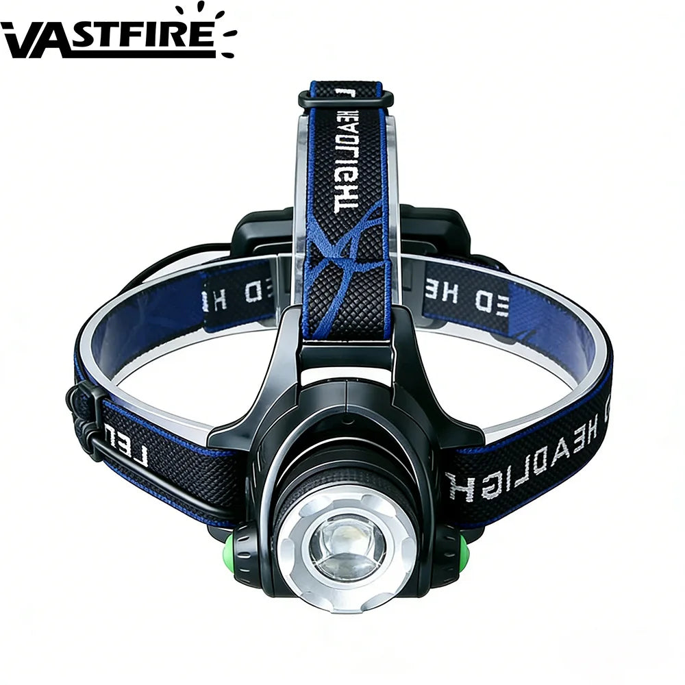 Rechargeable Focus-Adjustable LED Headlamp