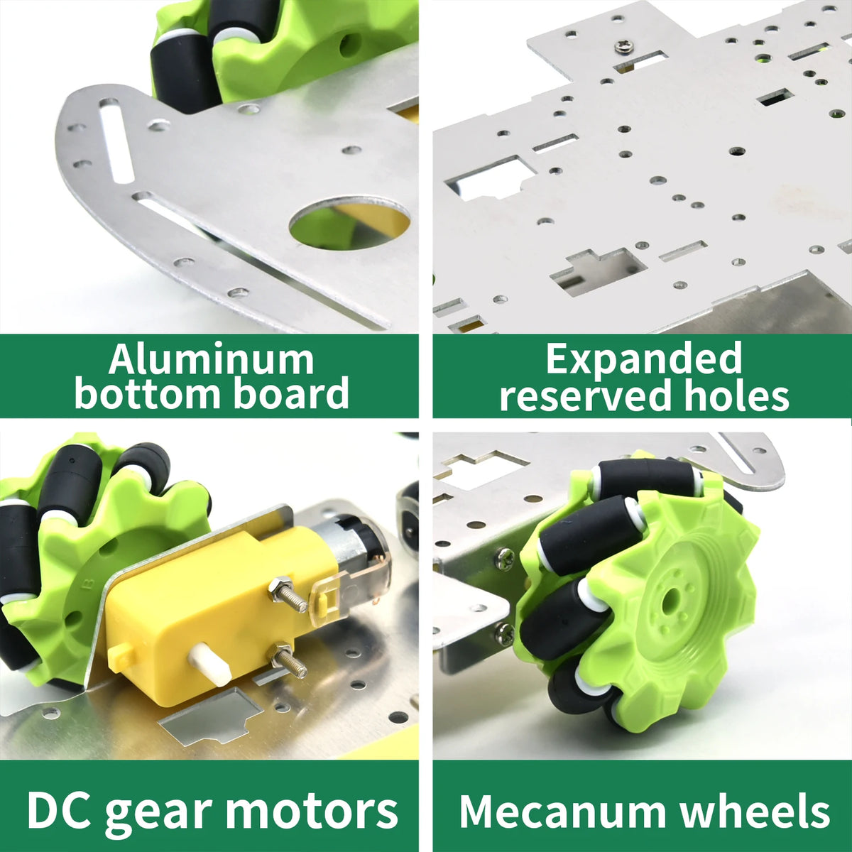 4WD Mecanum-Wheel Robot Chassis Kit