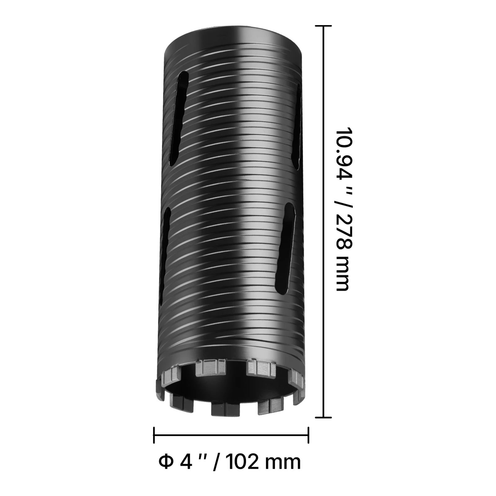 Diamond Core Drill Bit with Adapters for Concrete & Brick Drilling