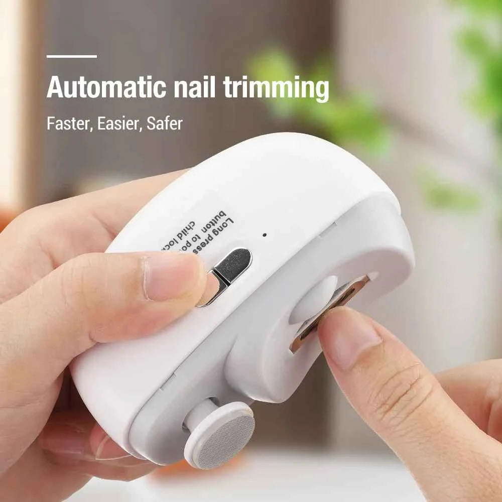 Rechargeable Electric Nail Clipper with Light