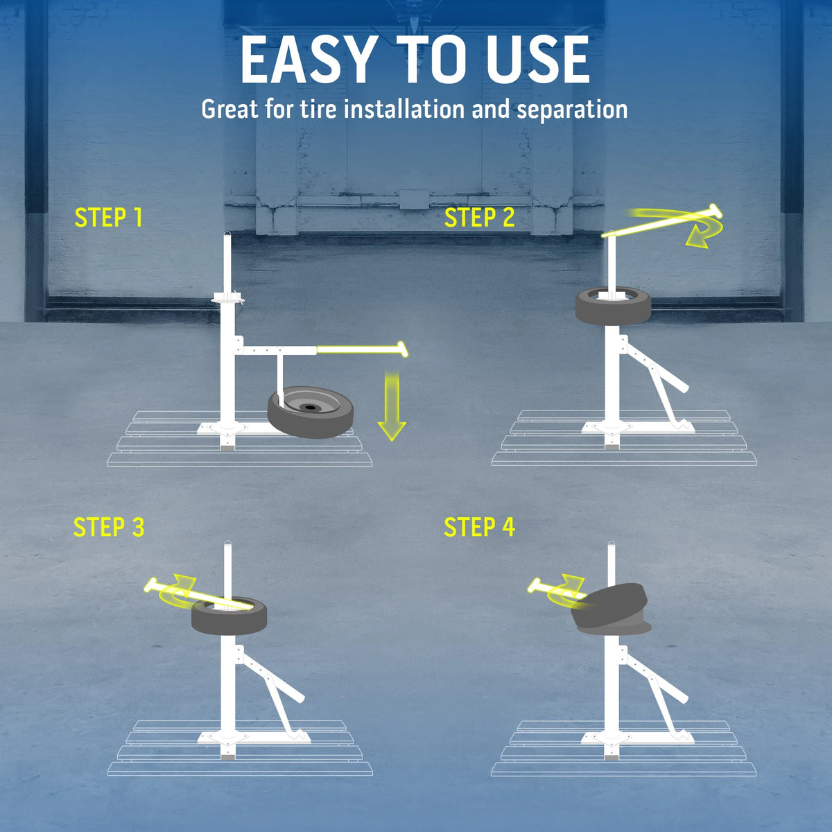 Γ manually Tire Changer Demount Tool Για Αυτοκίνητο ΤρέιΛ Ηδιά Demount εργαλείο