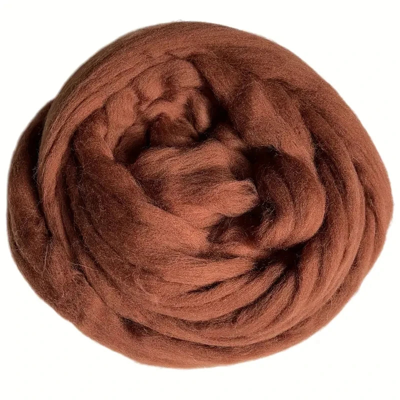 Wool Roving for Felting and Spinning, 100 g