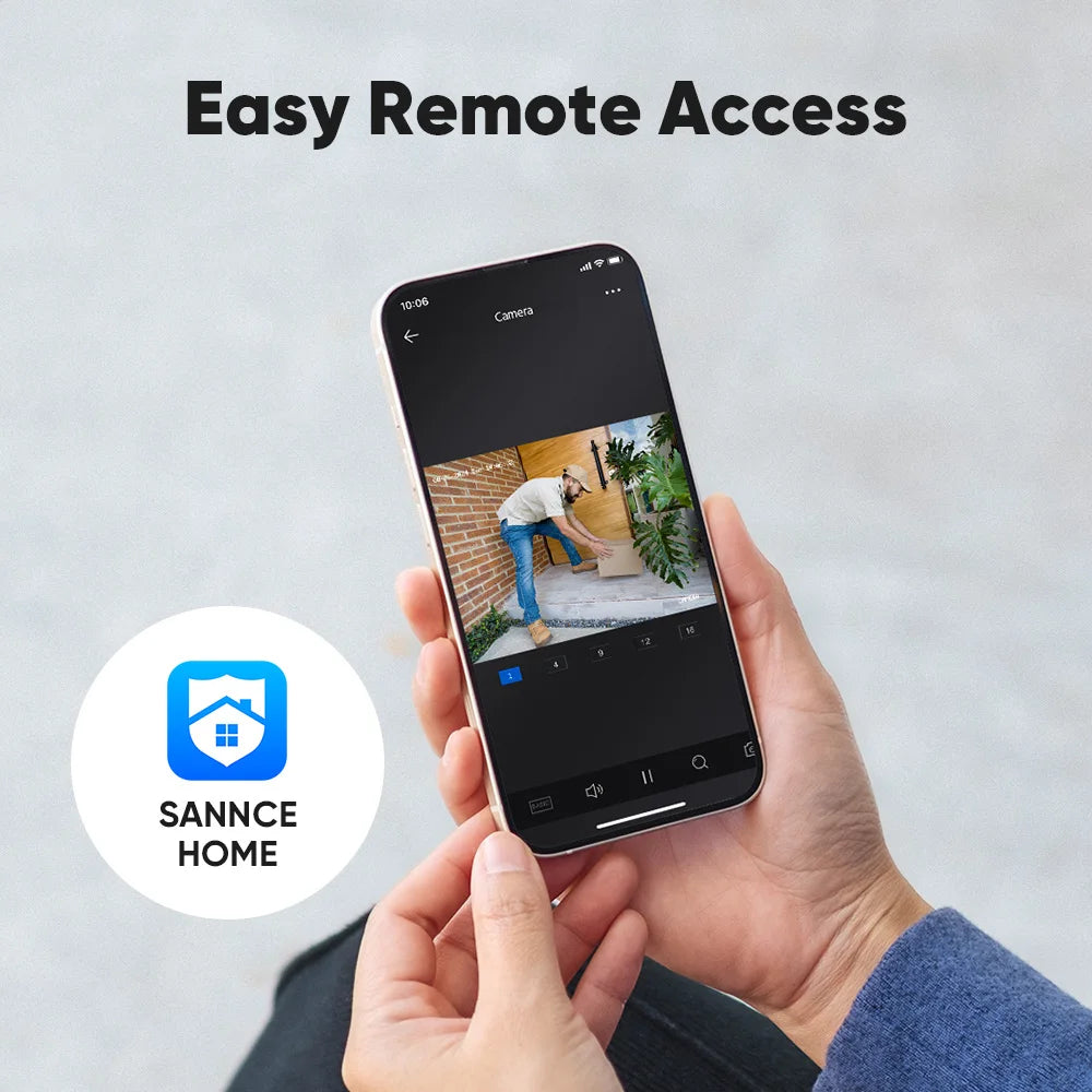 SANNCE 8CH 1080P Security Camera System with Night Vision