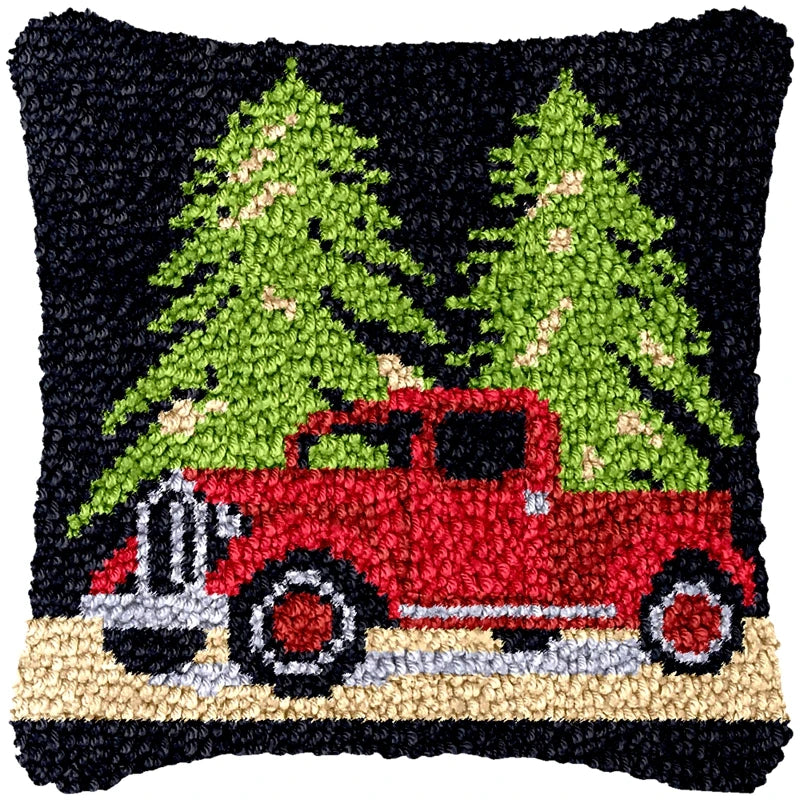 Καλούπι Κεντήματος Κουτιού 43 × 43 cm Latch Hook Cushion Craft Kit