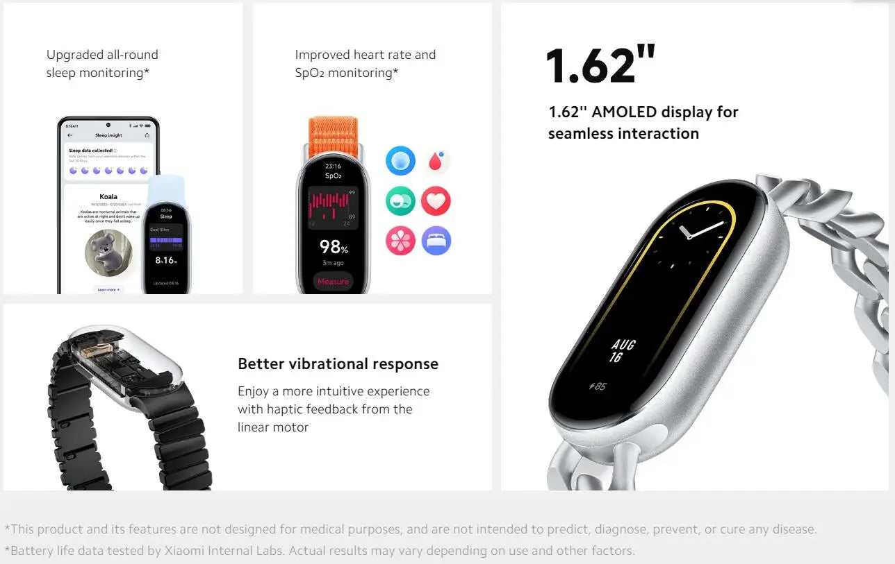 Xiaomi Mi Band 9 Brățară Inteligentă cu Ecran AMOLED
