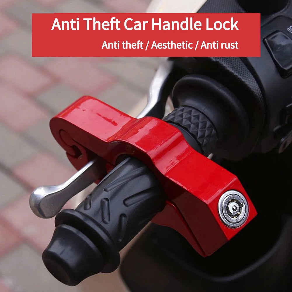 Motorcycle Brake Lever Lock in Aluminium Alloy for Bikes and E-Bikes