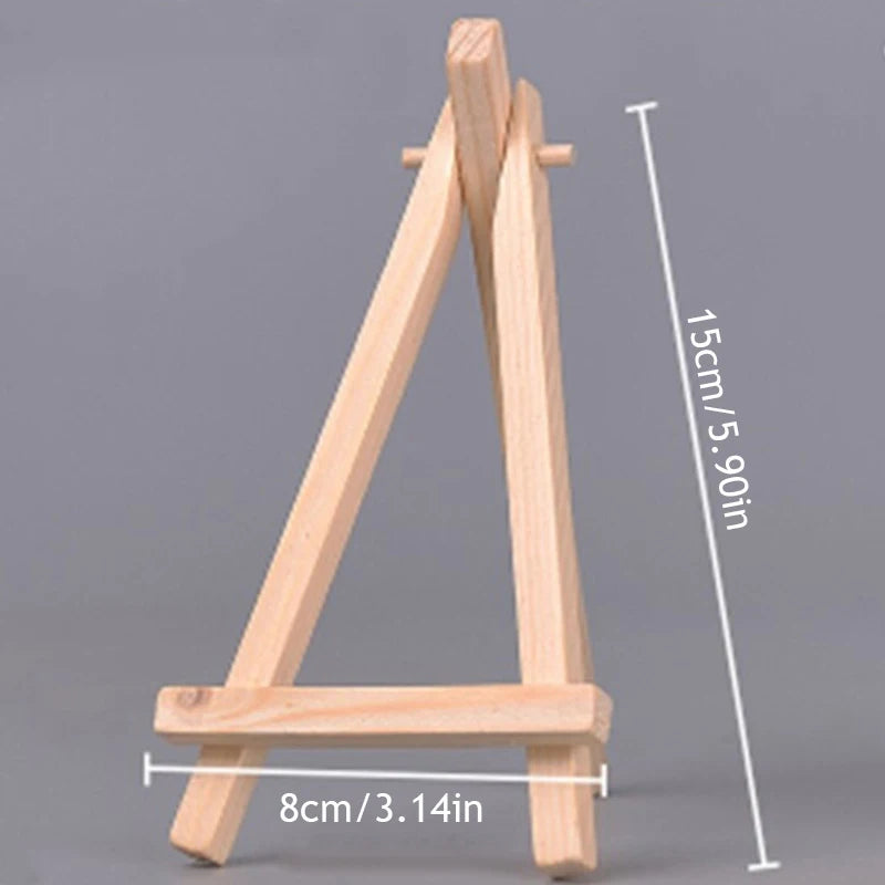 Natural Wood Mini Easel Display Stand