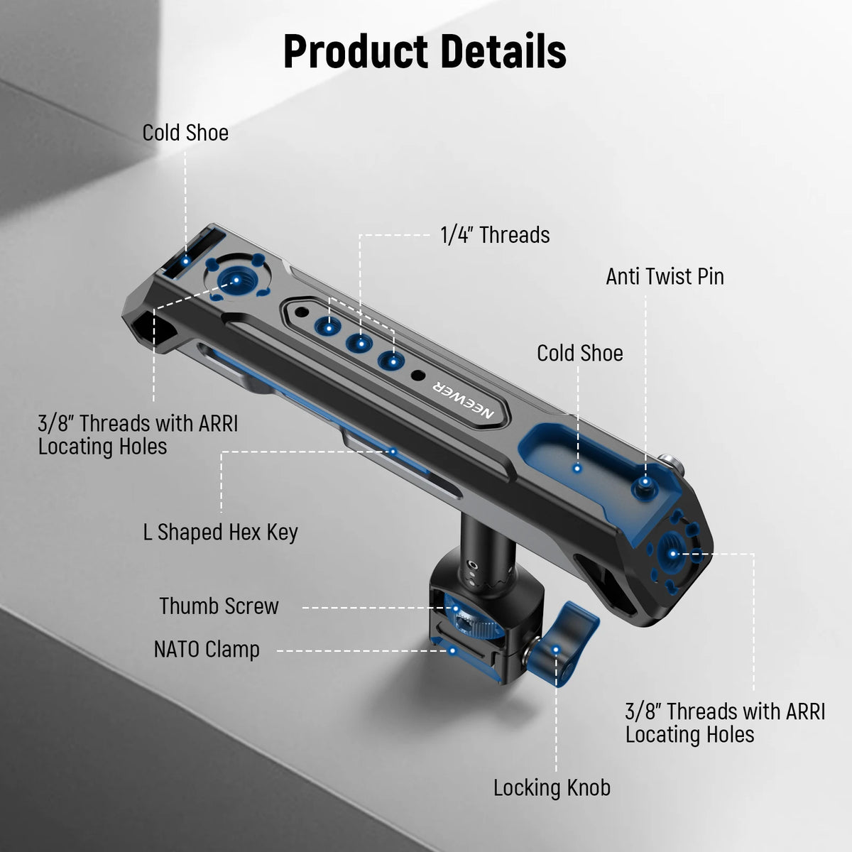 Rotating NATO Camera Rig Handle - Bundle Options