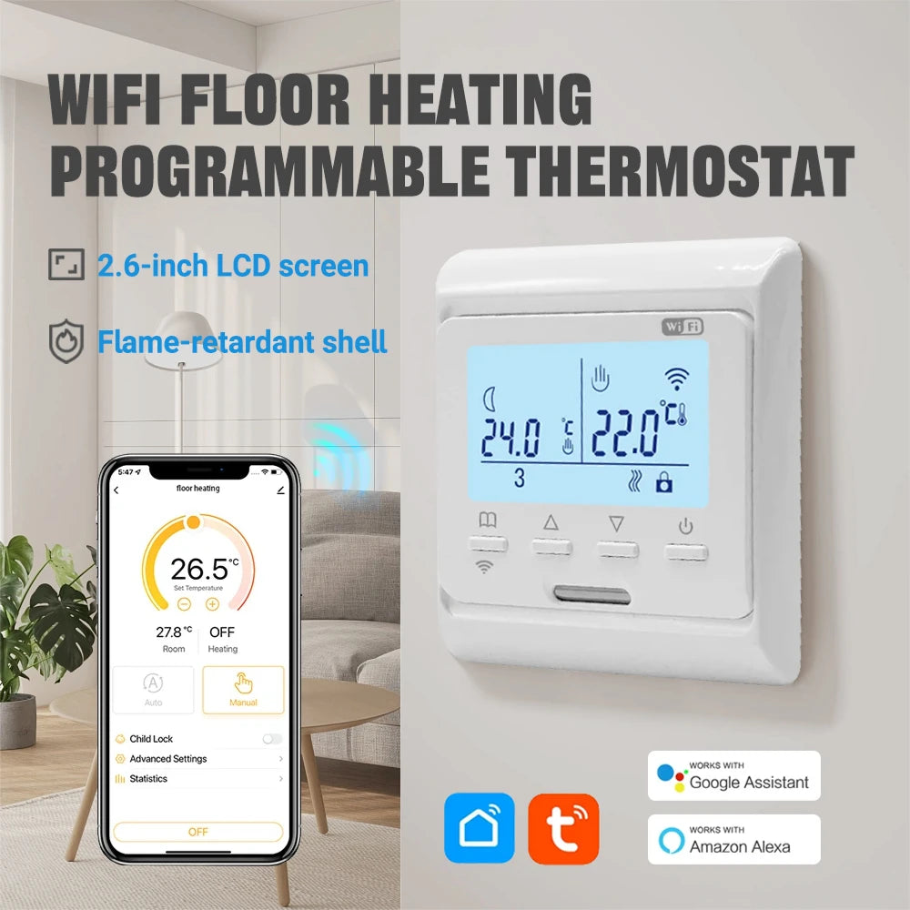 Heating Thermostat - Wi-Fi and Standard Options