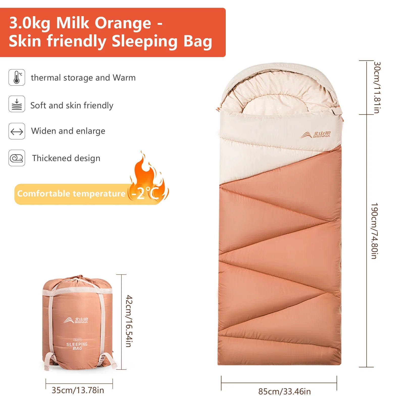 Ultralight 4 Season Camping Sleeping Bag