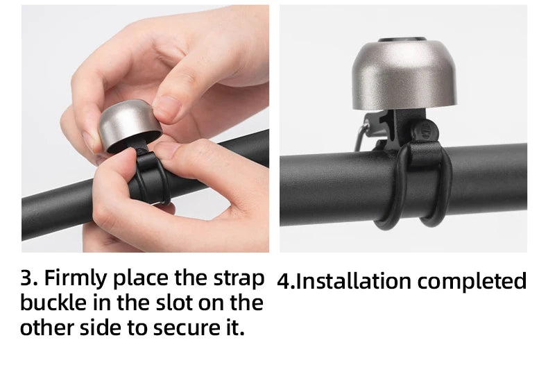 Bicycle Bell with Crisp Sound Copper Alloy Handlebar Ring