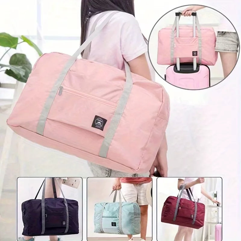 Foldable Nylon Travel and Gym Duffle Bag
