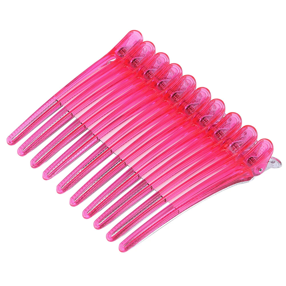 Hair Sectioning Clips, 10-Piece Colour Options