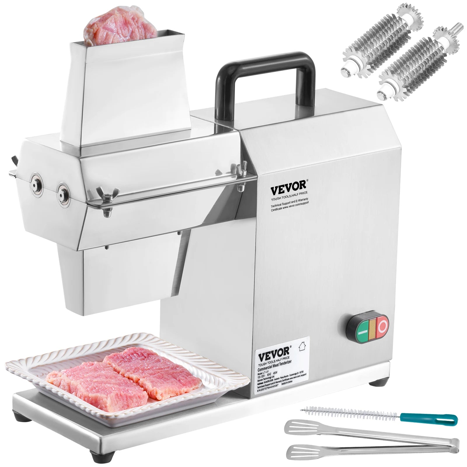 Commercial Electric Meat Tenderizer 54-Blade 450W High Output Machine