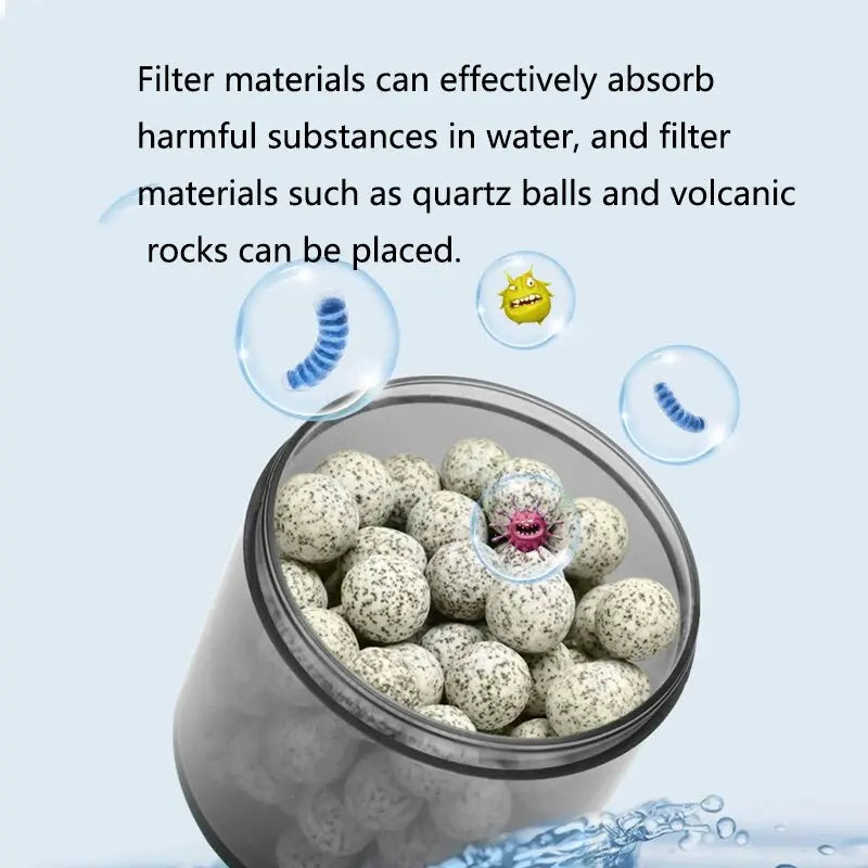 Čierny filter na akvárium, pre akvárium, skimmer, vzduchová pumpa, biochemická hubka, filtrácia bio akvária