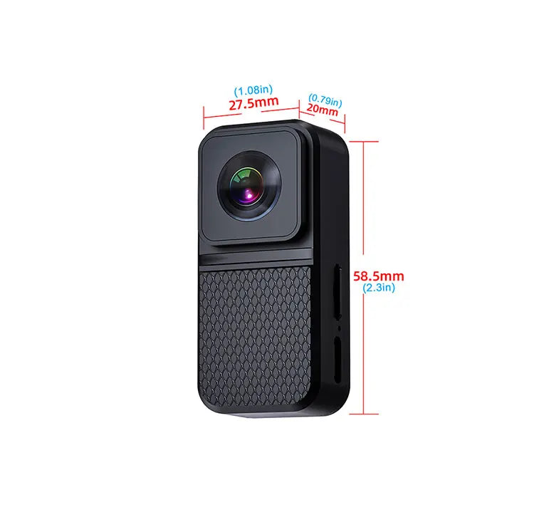 HD 1080P Pet Collar Camera with 170° Wide Angle Recording