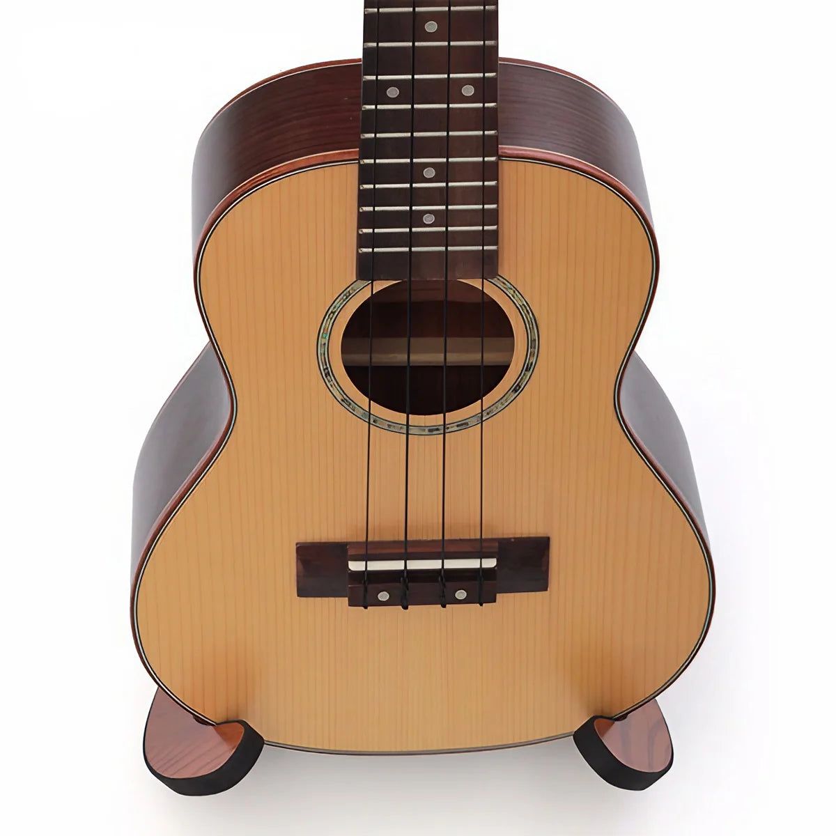 Two-Piece Wooden Ukulele Stand