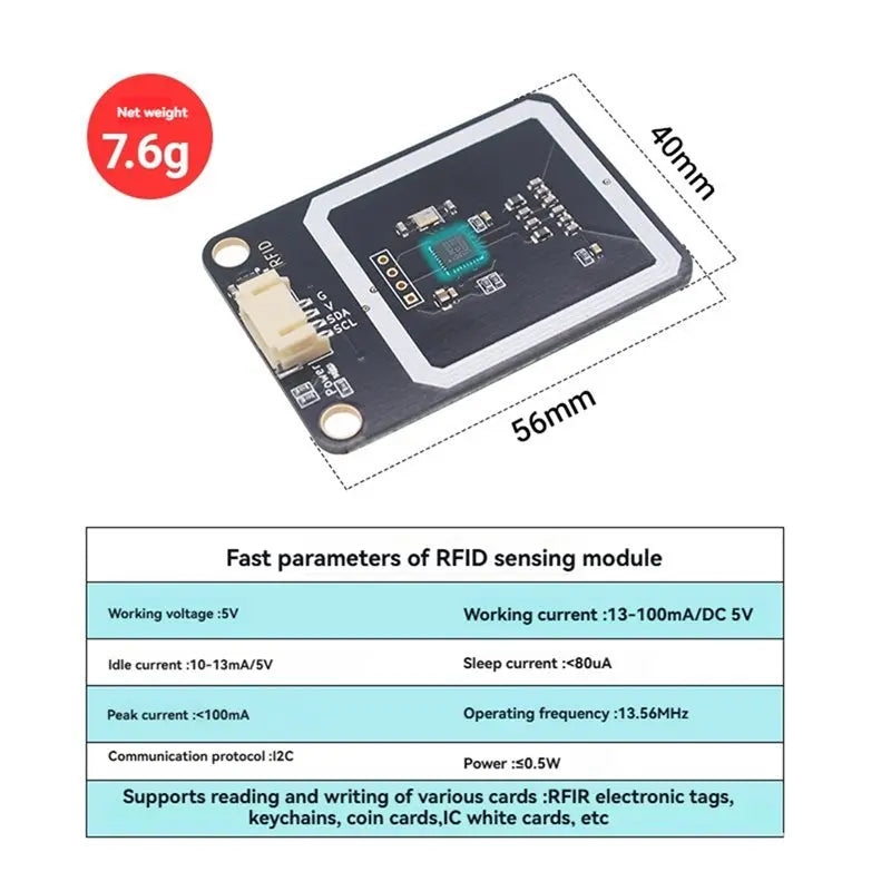 RC522 RFID Reader Module with Card
