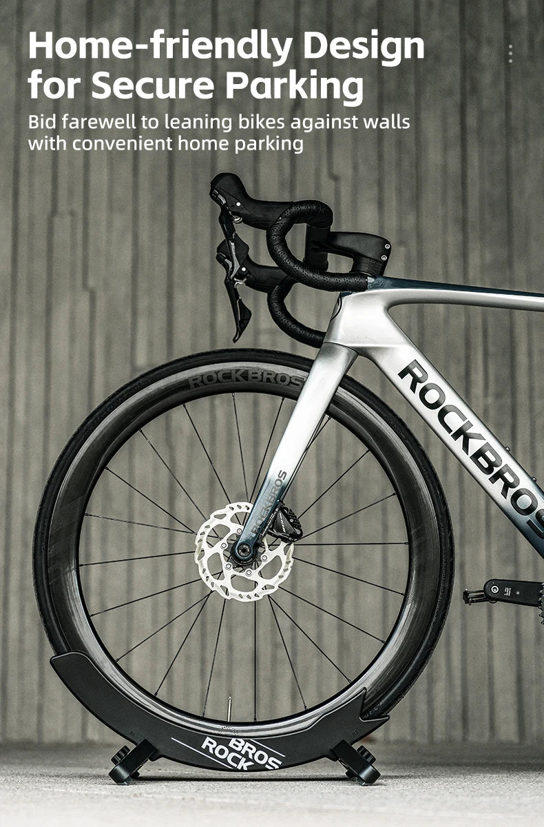 Adjustable Bike Stand for Road & Mountain Bikes – Home Parking Rack