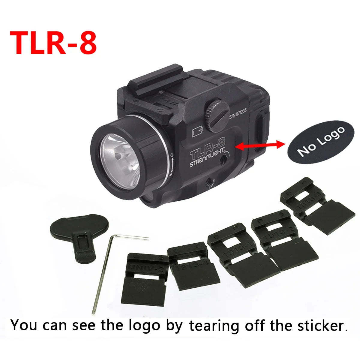 TLR Tactical LED Weapon Light Series TLR-1HL TLR-3 TLR-4 TLR-7 TLR-8