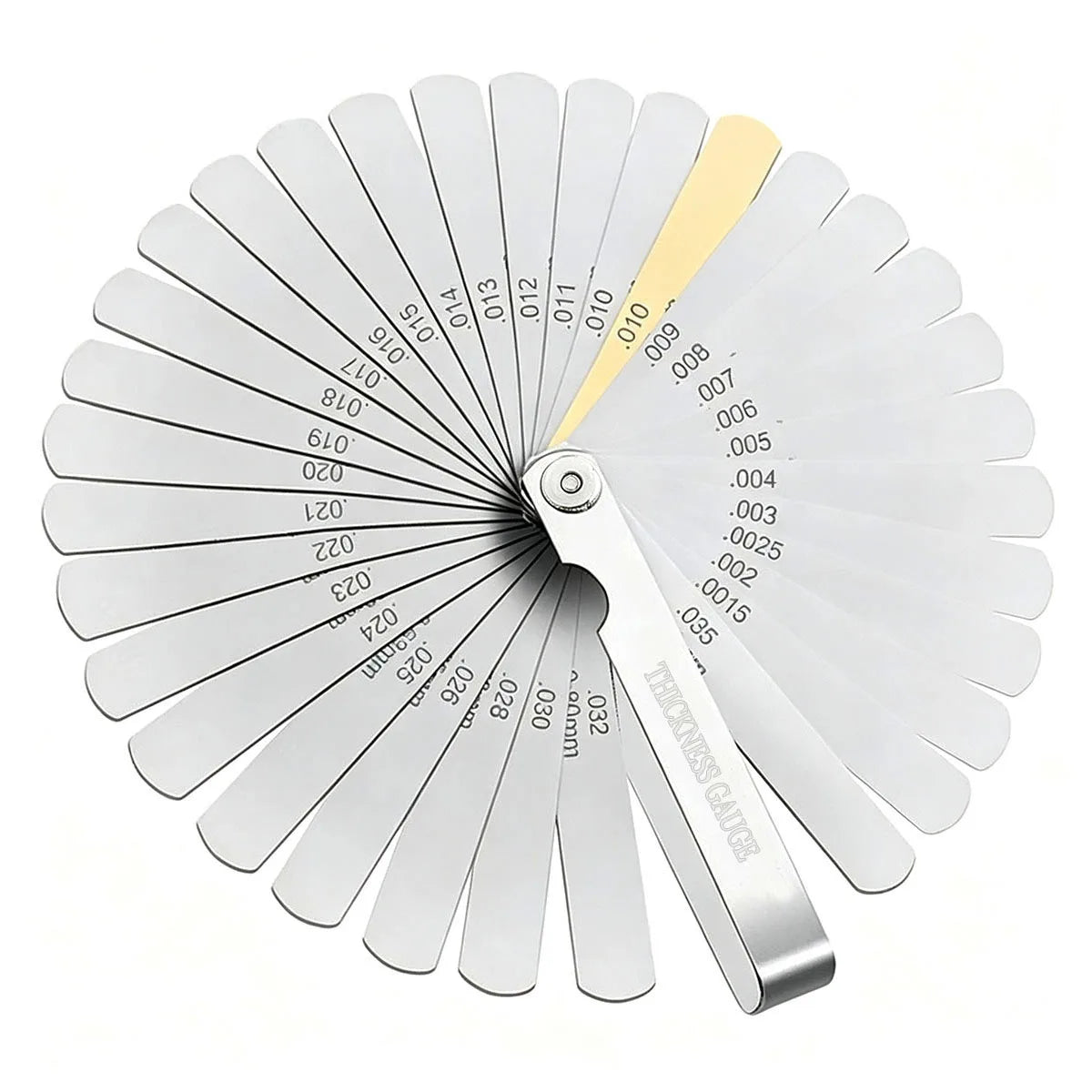 32-Blade Metric and SAE Feeler Gauge Set